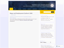 Tablet Screenshot of andrewlevyemployment.wordpress.com