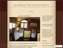 Tablet Screenshot of mymobileviewwestofphilly.wordpress.com