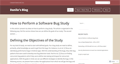 Desktop Screenshot of danious.wordpress.com