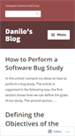 Mobile Screenshot of danious.wordpress.com