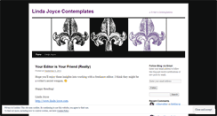 Desktop Screenshot of lindajoycecontemplates.wordpress.com