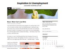 Tablet Screenshot of inspirationinunemployment.wordpress.com