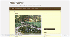 Desktop Screenshot of mollyaltorfer.wordpress.com