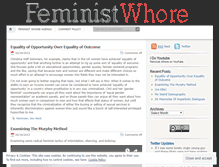 Tablet Screenshot of feministwhore.wordpress.com
