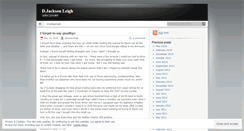 Desktop Screenshot of djacksonleigh2.wordpress.com