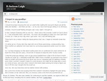 Tablet Screenshot of djacksonleigh2.wordpress.com