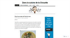 Desktop Screenshot of danslacuisinedelachouette.wordpress.com