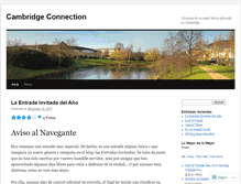 Tablet Screenshot of cambridgeconnection.wordpress.com