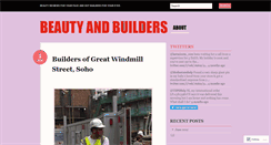 Desktop Screenshot of beautyandbuilders.wordpress.com