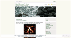 Desktop Screenshot of kimmaguire.wordpress.com