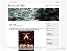 Tablet Screenshot of kimmaguire.wordpress.com
