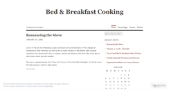 Desktop Screenshot of fbgcookingschool.wordpress.com