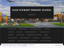 Tablet Screenshot of glenstewartprimary.wordpress.com