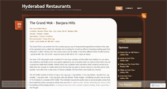 Desktop Screenshot of hyderabadrestaurants.wordpress.com