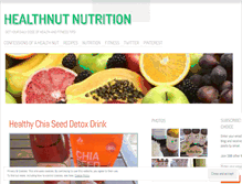 Tablet Screenshot of healthnutnutrition.wordpress.com