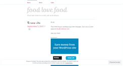 Desktop Screenshot of foodlovefood.wordpress.com