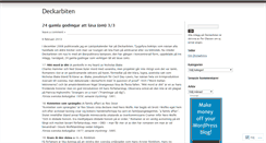 Desktop Screenshot of deckarbiten.wordpress.com