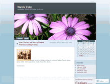 Tablet Screenshot of nancj.wordpress.com