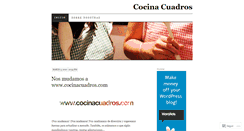 Desktop Screenshot of cocinacuadros.wordpress.com