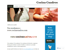 Tablet Screenshot of cocinacuadros.wordpress.com