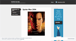Desktop Screenshot of moviesmyway.wordpress.com