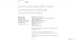 Desktop Screenshot of concorsibanditi.wordpress.com