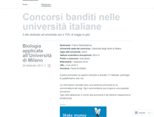 Tablet Screenshot of concorsibanditi.wordpress.com