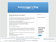 Tablet Screenshot of kummwigger.wordpress.com