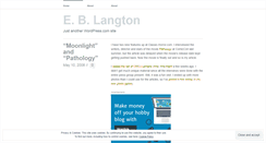 Desktop Screenshot of eblangton.wordpress.com