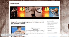 Desktop Screenshot of dudehabits.wordpress.com