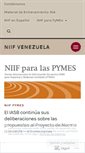 Mobile Screenshot of niifvenezuela.wordpress.com