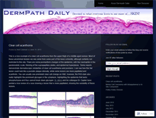 Tablet Screenshot of dermpath.wordpress.com