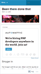 Mobile Screenshot of beentheredonethat2.wordpress.com