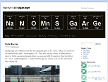 Tablet Screenshot of nanomansgarage.wordpress.com