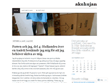 Tablet Screenshot of akuhujan.wordpress.com