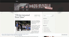 Desktop Screenshot of insanejanekleeb.wordpress.com