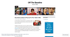 Desktop Screenshot of offthebaseline.wordpress.com