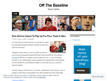 Tablet Screenshot of offthebaseline.wordpress.com