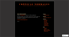 Desktop Screenshot of cronicasnormales.wordpress.com