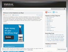 Tablet Screenshot of helpdeskcom.wordpress.com