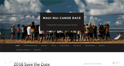 Desktop Screenshot of mauinuicanoerace.wordpress.com