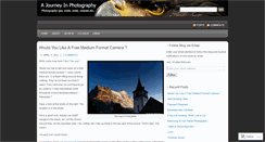 Desktop Screenshot of ajourneyinphotography.wordpress.com