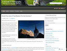 Tablet Screenshot of ajourneyinphotography.wordpress.com