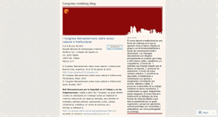 Desktop Screenshot of congresomobbing.wordpress.com