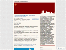 Tablet Screenshot of congresomobbing.wordpress.com