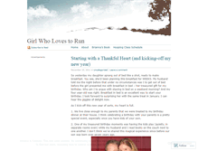 Tablet Screenshot of girlwholovestorun.wordpress.com