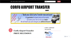 Desktop Screenshot of corfuairporttransfer.wordpress.com