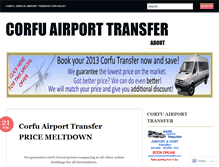 Tablet Screenshot of corfuairporttransfer.wordpress.com