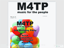Tablet Screenshot of m4tp.wordpress.com