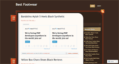 Desktop Screenshot of bestfootwearkw.wordpress.com